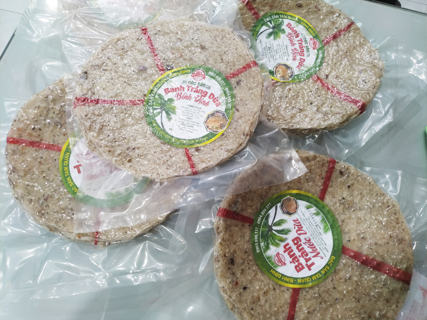 Bánh tráng nước dừa Bình Định 